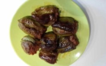 Fırında Biber Dolma